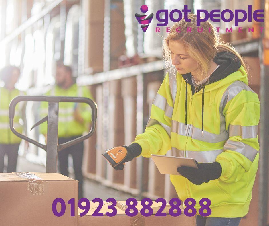 Warehouse Operative at work